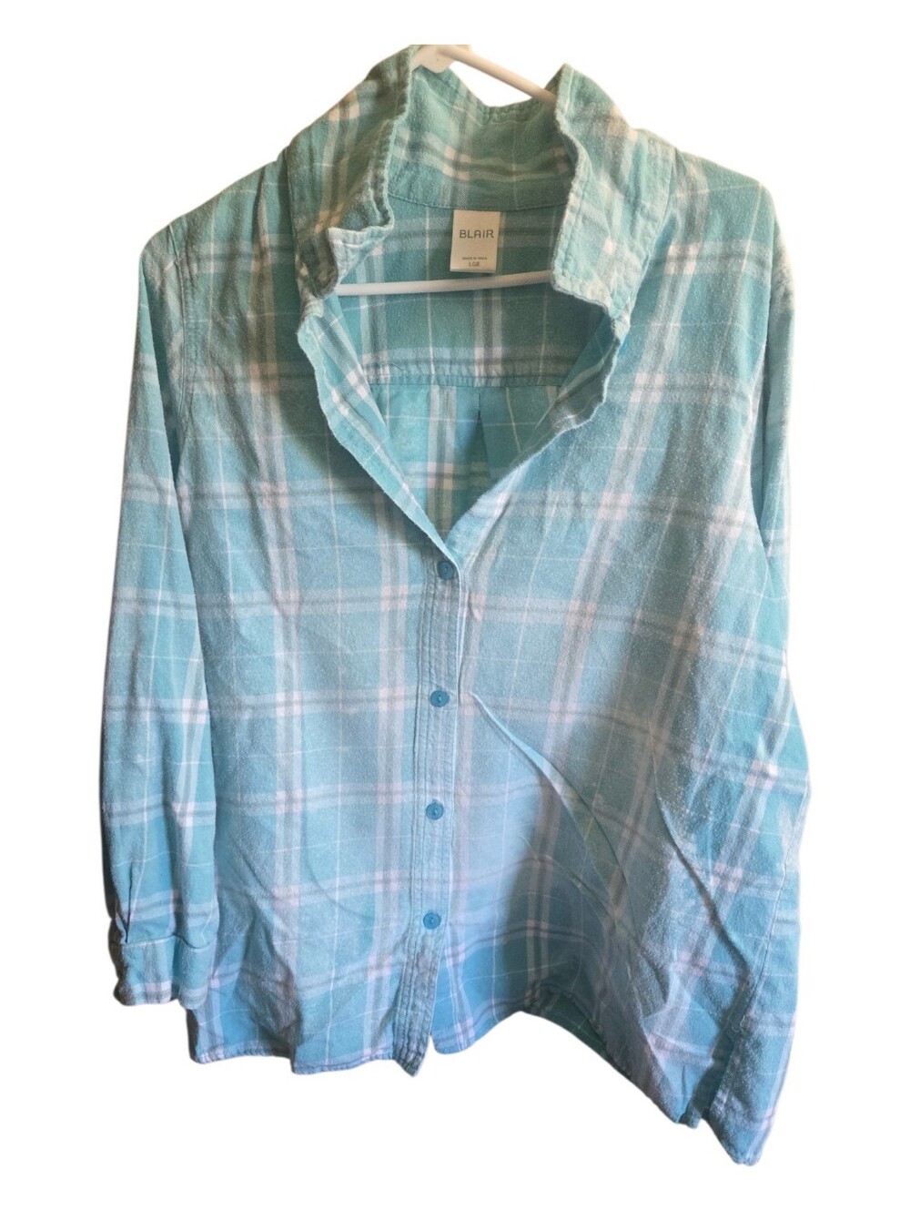 Upcycled Cassette Tape Flannel Shirt One Of A Kind. #0067 - Picture 6 of 7